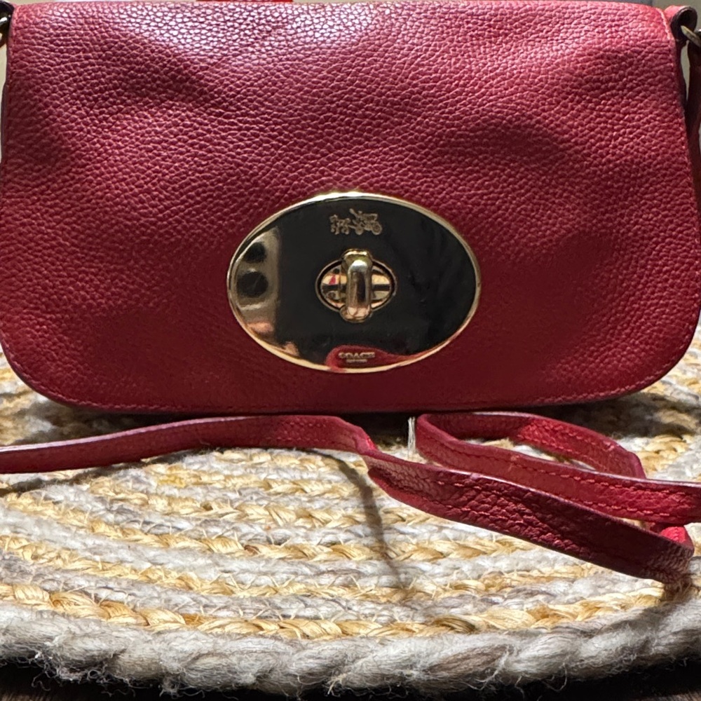 Coach Cherry Red Crossbody Bag